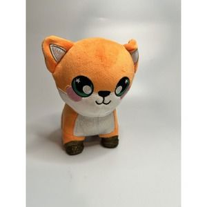 Squeezamals: Emily the Fox - 7in. Stuffed/Plush Orange Fox - 3Deez
